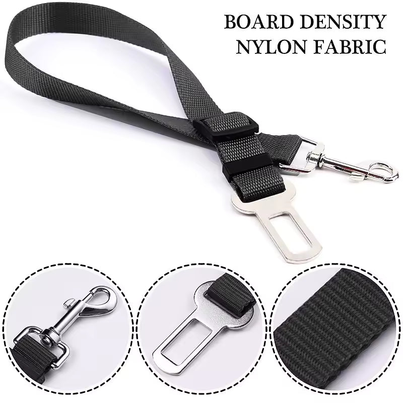 Dog Car Safety Strap — Clips Into Any Seat Belt